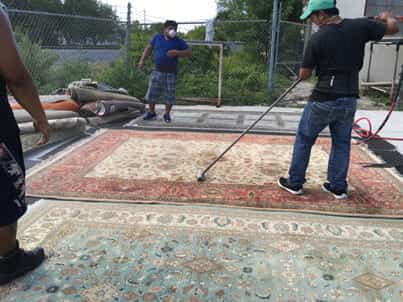 Area Oriental Rug Dust Cleaning
