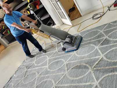 Area Rug Cleaning by Hand