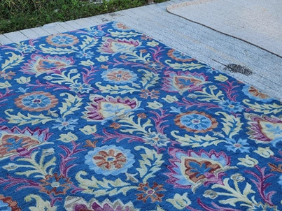 Rug Drying Process