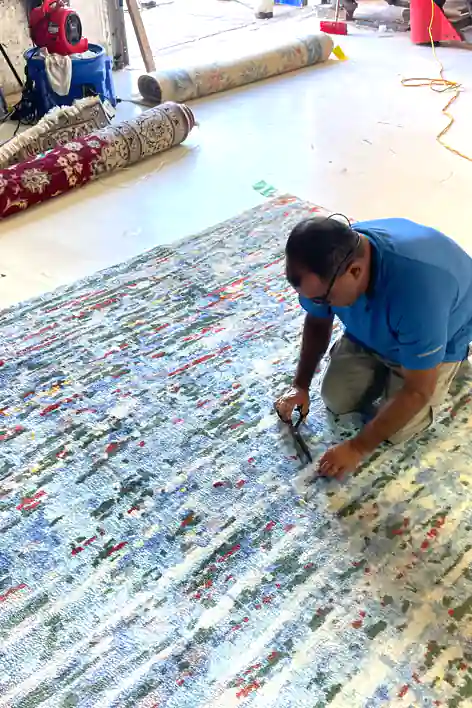 Oriental Rug Fringe Repair