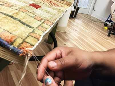 Persian Rug Pile Repair Service