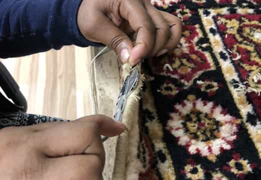 Rug Repair Process