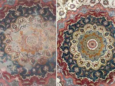 Rug Color Correction by Hand