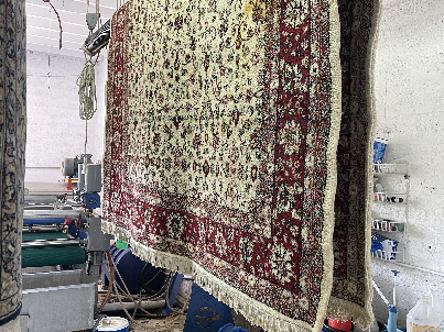 Rug Drying Process