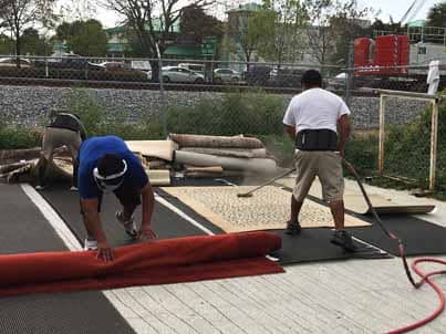 Rug Dusting Process Hallandale