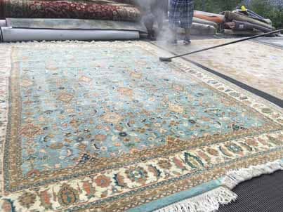 Rug Dusting Process Parkland