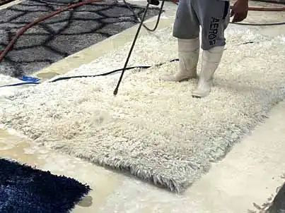 Flokati Area Rug Hand Cleaning