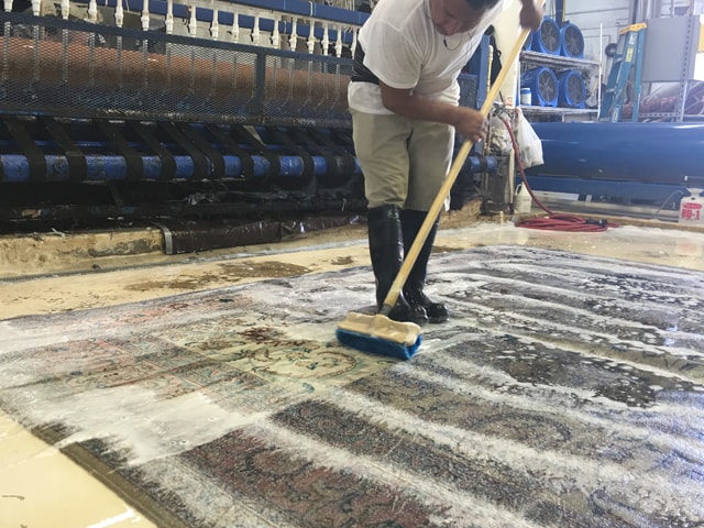 Palm Beach Rug Cleaning Process