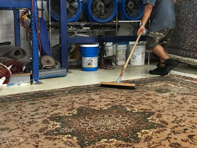 Tribal Rugs Cleaning Process