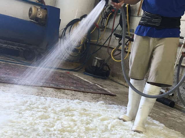 Wool Rug Cleaner Process