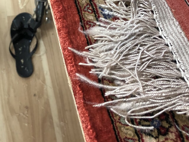 Rug Fringe Repair