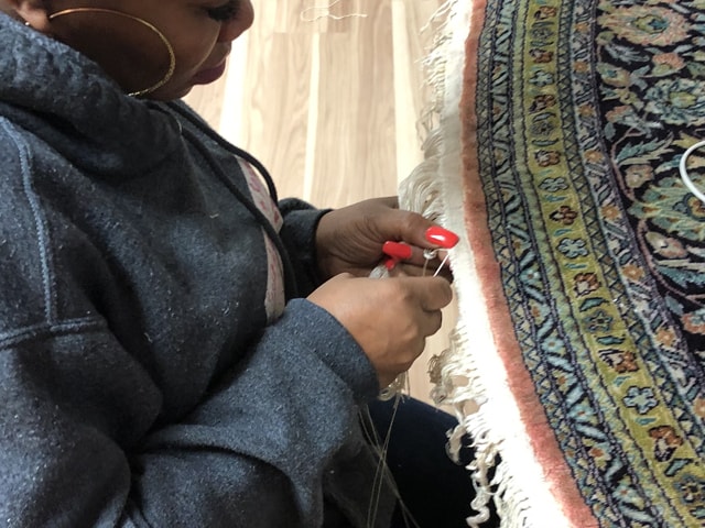 Rug Repair Process