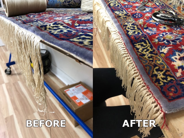 Area Rug Re-Fringing Service