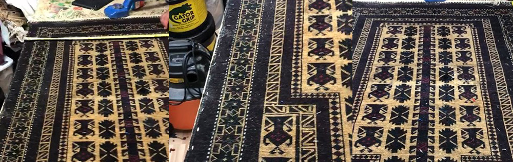 Reshape an Oriental Rug