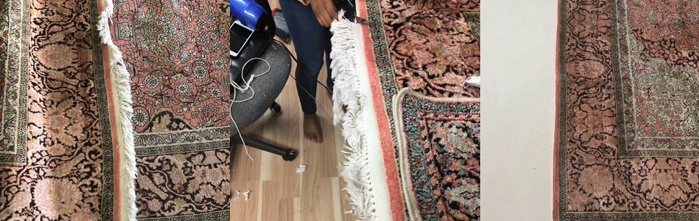 Remove Fringes from Rug