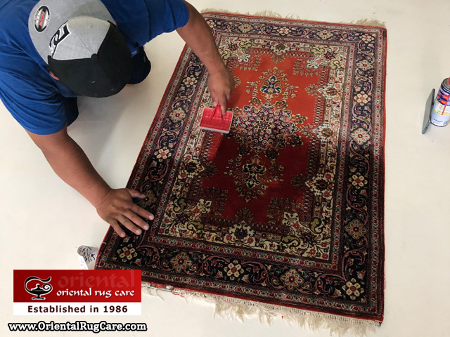 Rug Hand Clean Washing Process