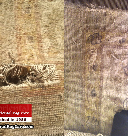 Custom Rug Hole Damage Repaired Miami Beach