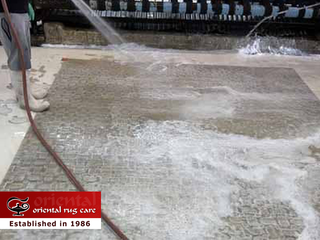 Rug Soft Water Rinse Process