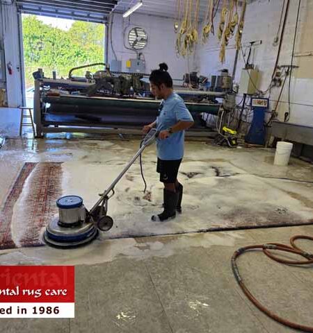 Rug Washing Process