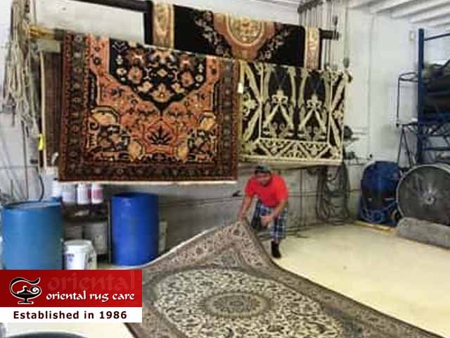 Rug Drying Process