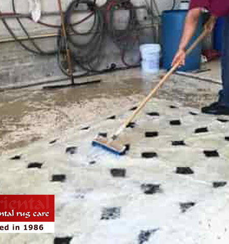Rug Washing Process
