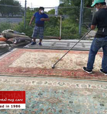Rug Dusting Process