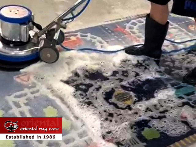 Rug Washing Process