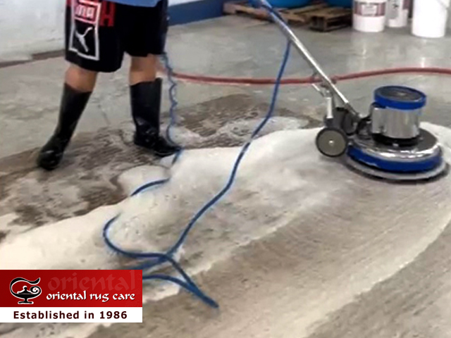 Rug Washing Process