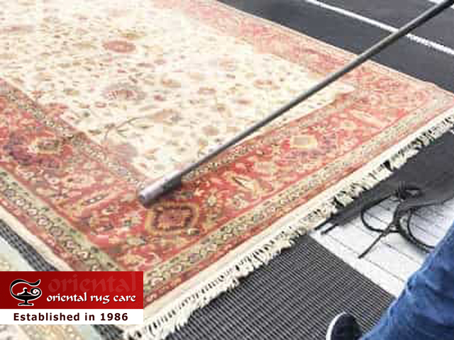 Rug Dusting Process
