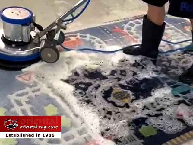 Rug Washing Process