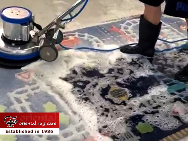 Rug Washing Process